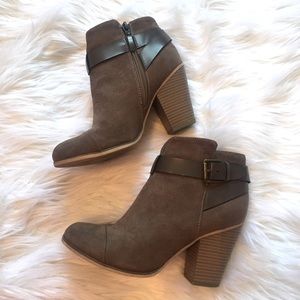 ☘️ 2 for $30 ☘️ Ankle Bootie w Buckle Strap Accent